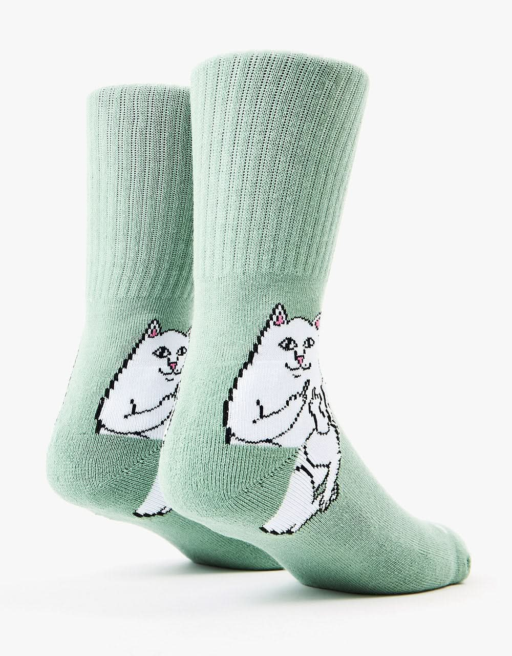 RIPNDIP Lord Nermal Socks - Pine