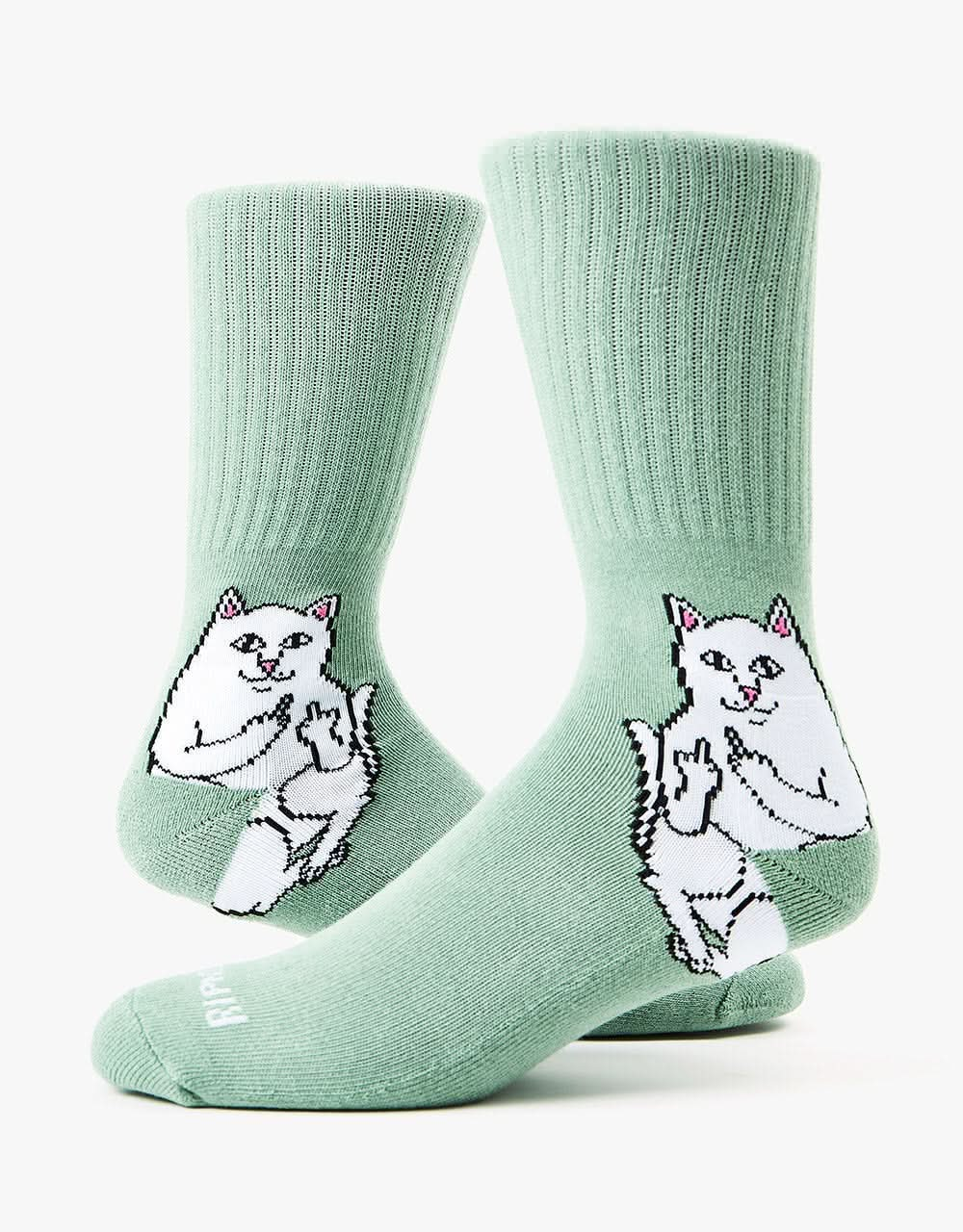 RIPNDIP Lord Nermal Socks - Pine