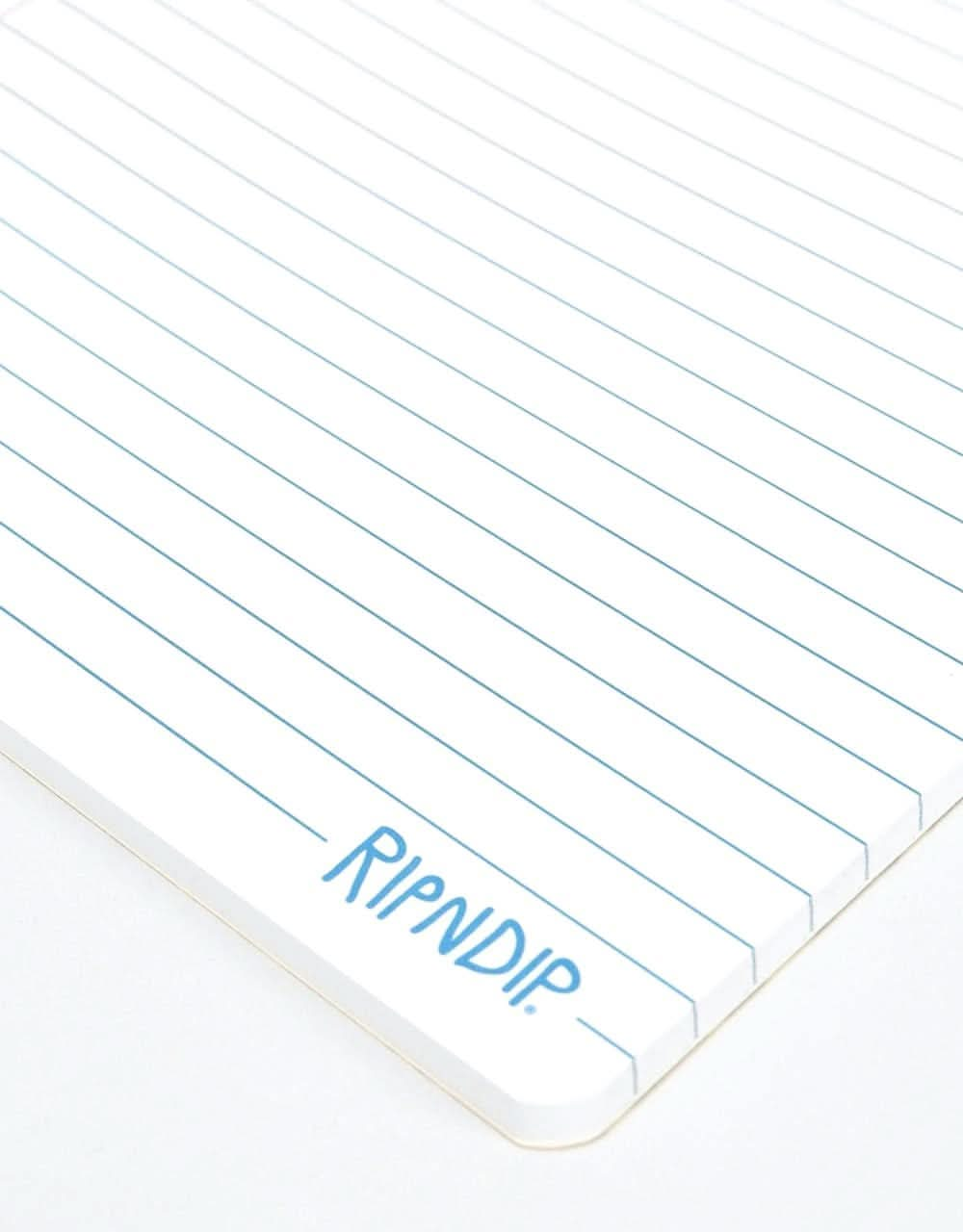 RIPNDIP Nerm Doodle Notebook - White