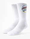 Santa Cruz Opus In Colour Socks - White