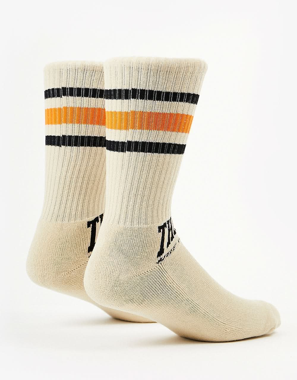 HUF x Thrasher Center Field Socks - Natural