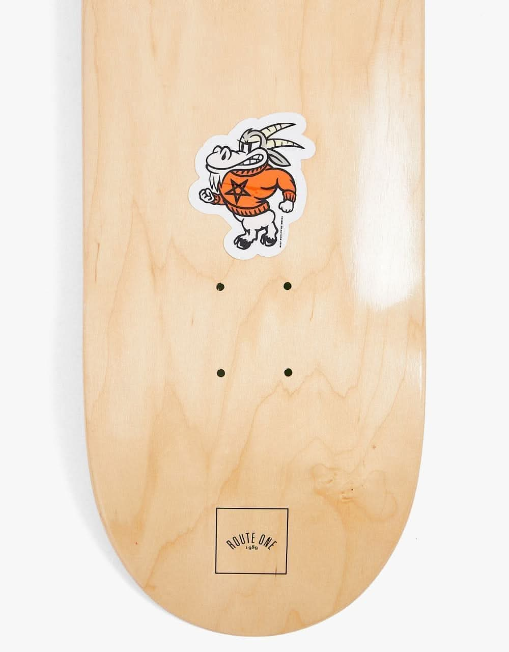 HUF x Thrasher Goat Sticker - Orange