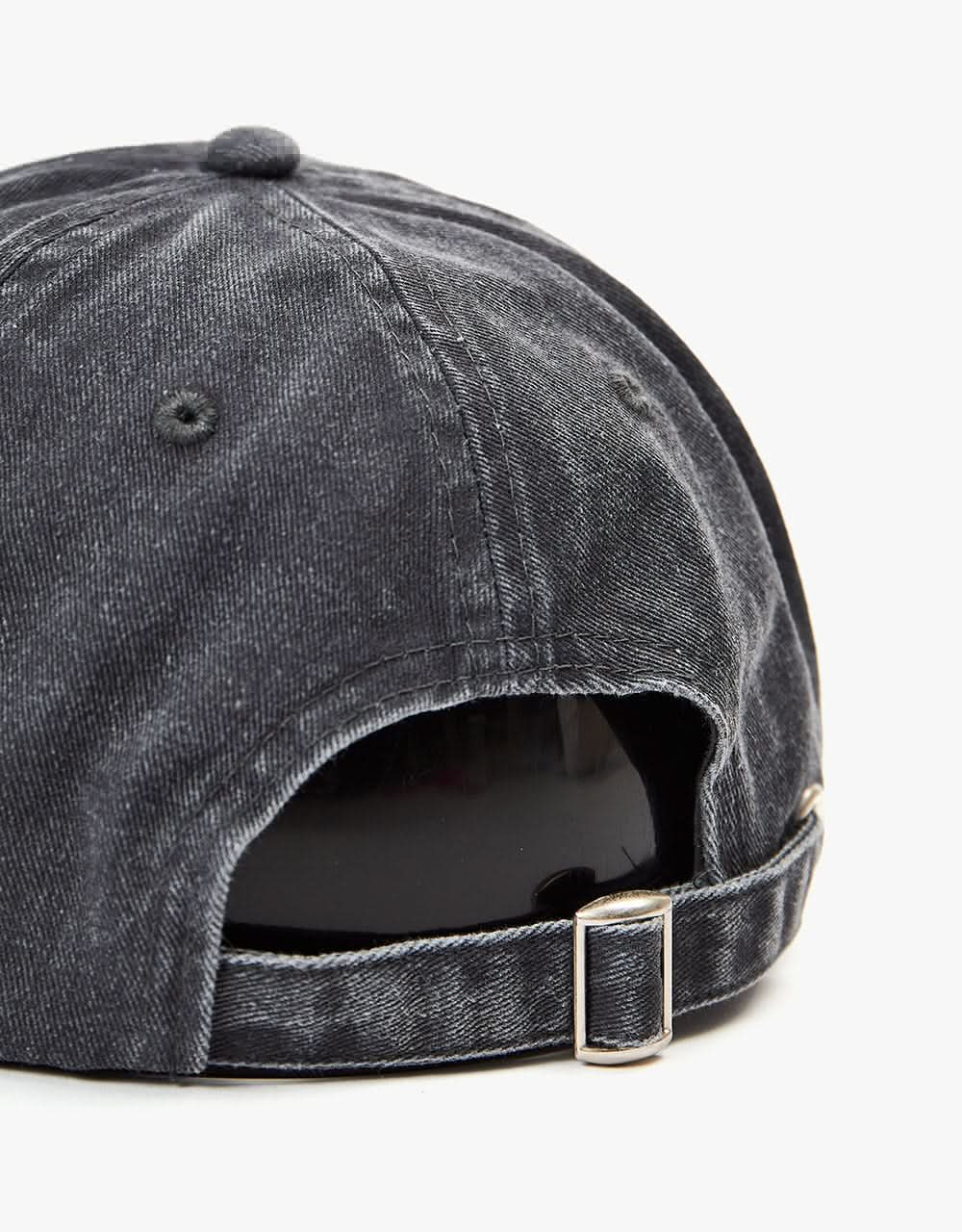 Stüssy Washed Stock Low Pro Cap - Charcoal