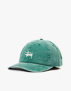 Stüssy Washed Stock Low Pro Cap - Green