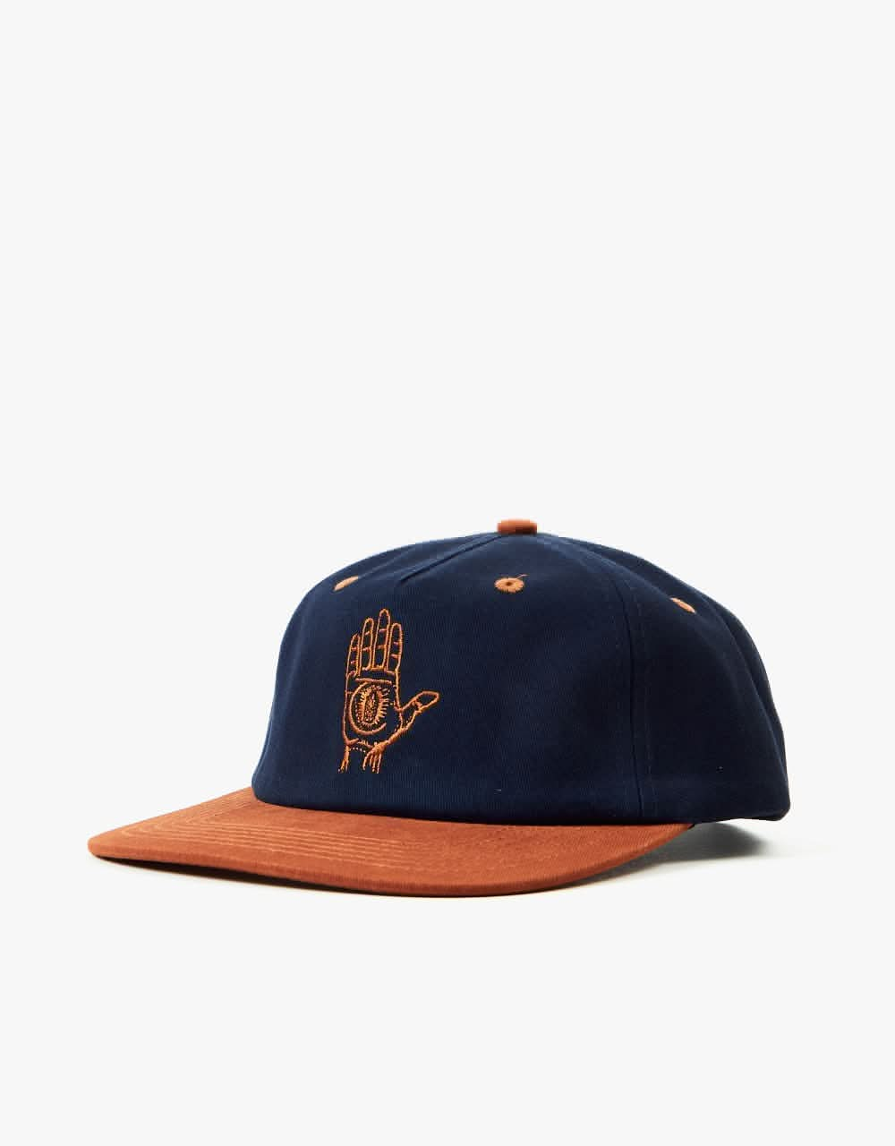 Theories of Atlantis Hand of Theories Strapback Cap - Navy/Auburn