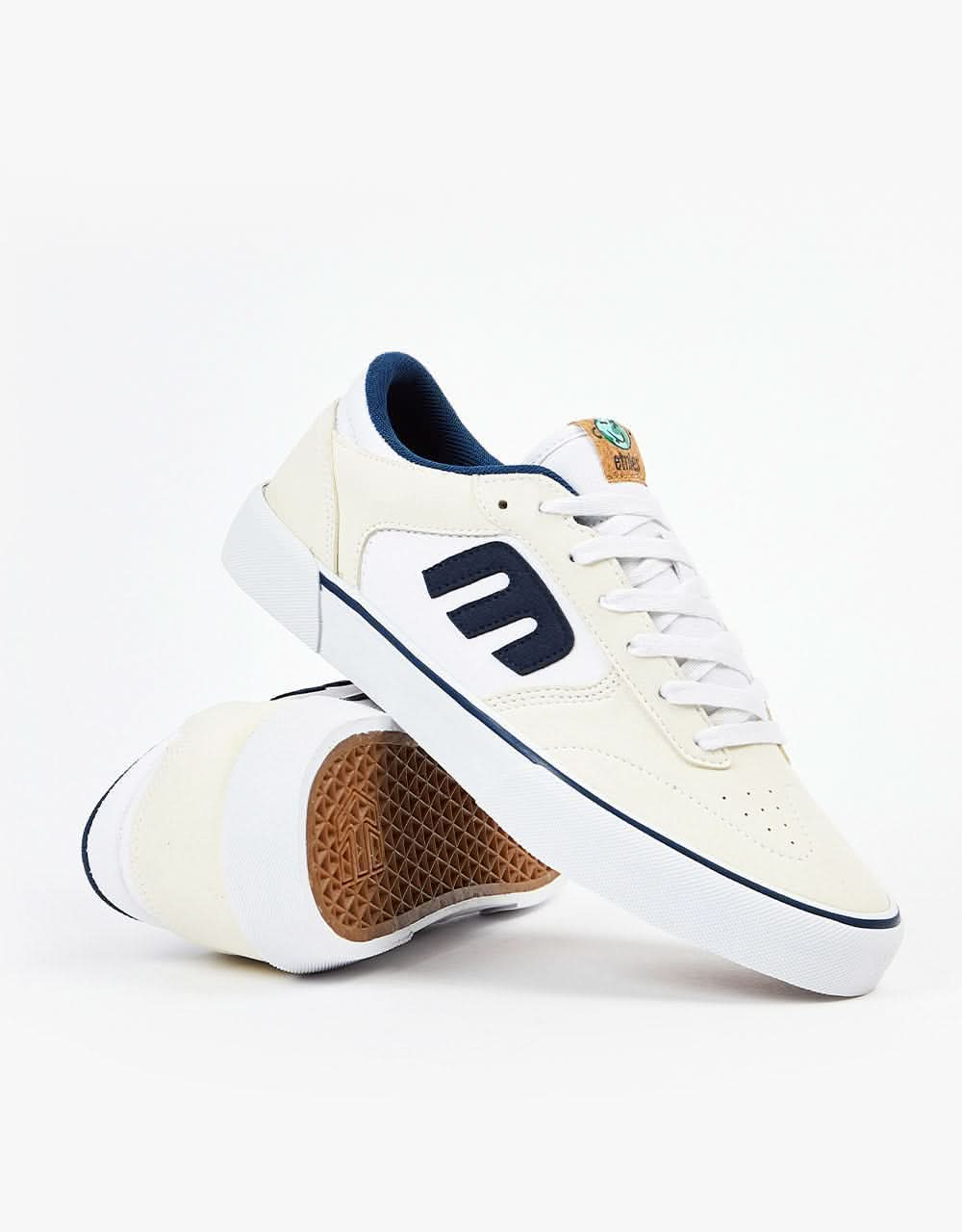 Etnies x Earth Day Windrow Vulc Skate Shoes - White/Blue