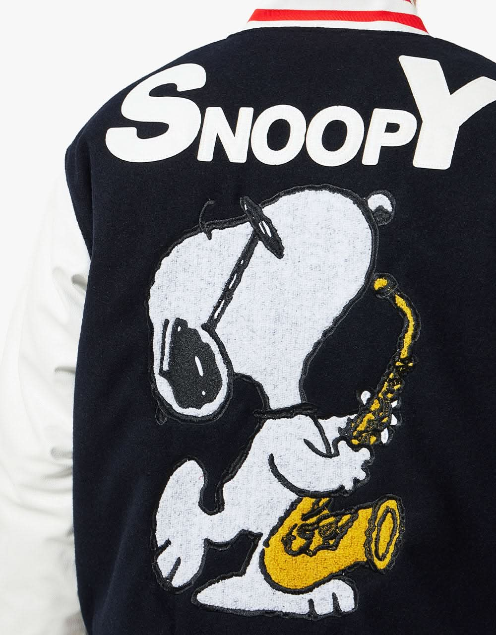 Butter Goods x Peanuts Jazz Varsity Jacket - Navy