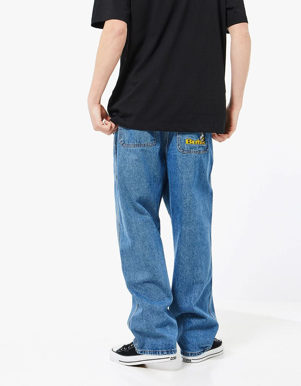 Butter Goods x Peanuts Jazz Denim Jeans - Washed Indigo