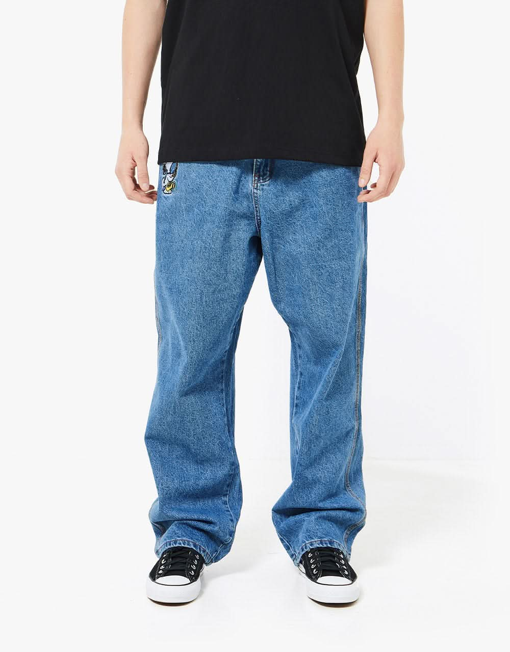 Butter Goods x Peanuts Jazz Denim Jeans - Washed Indigo