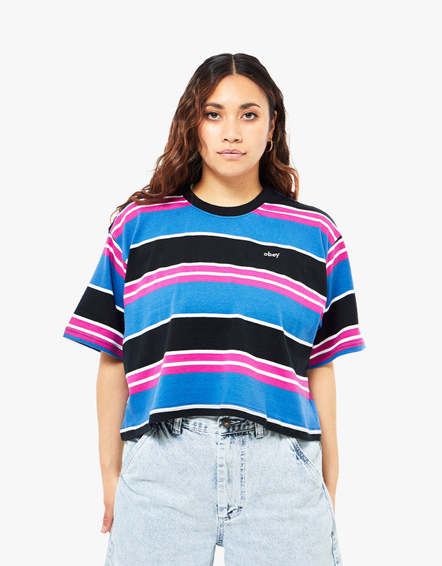 Obey T-Shirt Pembroke Box Femme - Noir Multi