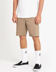 Pantalón corto Volcom Frickin Modern Stretch 19" - Caqui