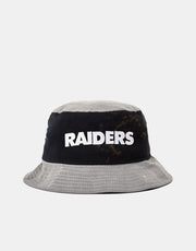 New Era NFL Las Vegas Raiders Washed Tapered Bucket Hat - Black