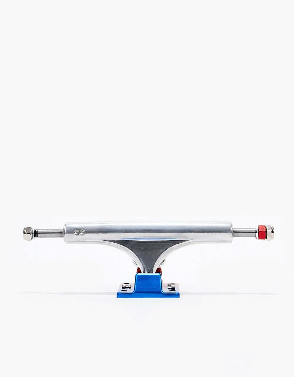 Ace AF1 33 Skateboard Trucks - Polished/Orange-Blue (Pair)