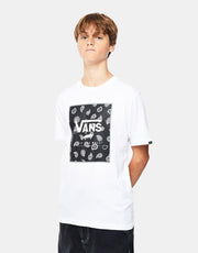 Vans Print Box Kids T-Shirt - White/Frost Grey