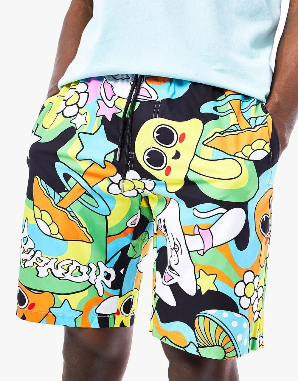 RIPNDIP Shroom Mania Swim Short - Multi