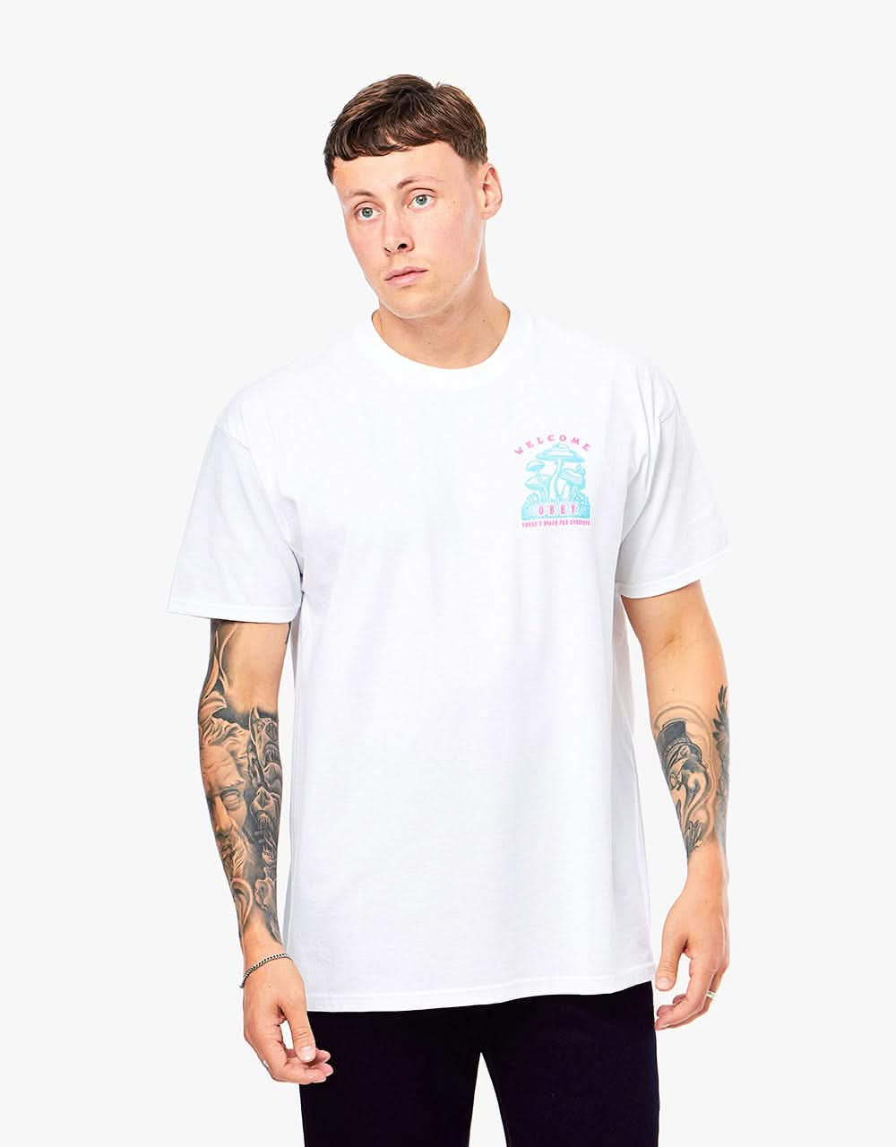 Obey Space For Everyone T-Shirt - White