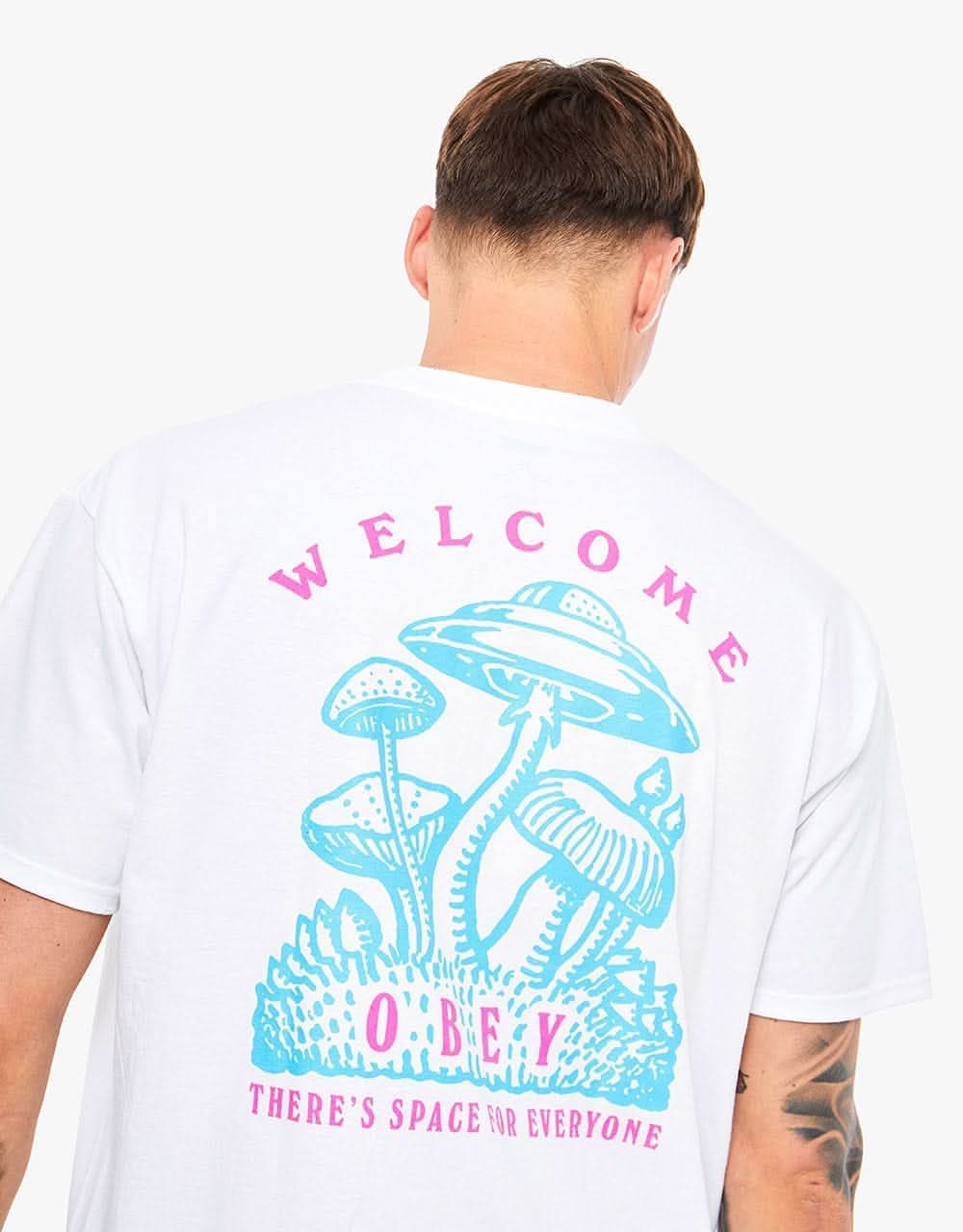 Obey Space For Everyone T-Shirt - White