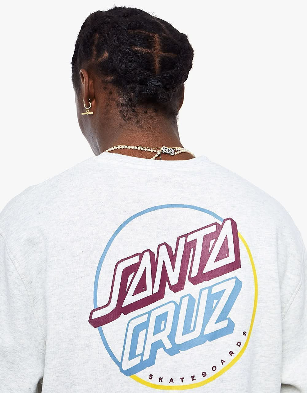 Santa Cruz Opus In Colour Crew - Athletic Heather