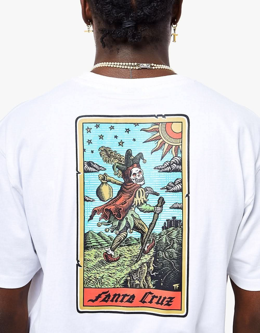 Santa Cruz Delfino Tarot T-Shirt - White