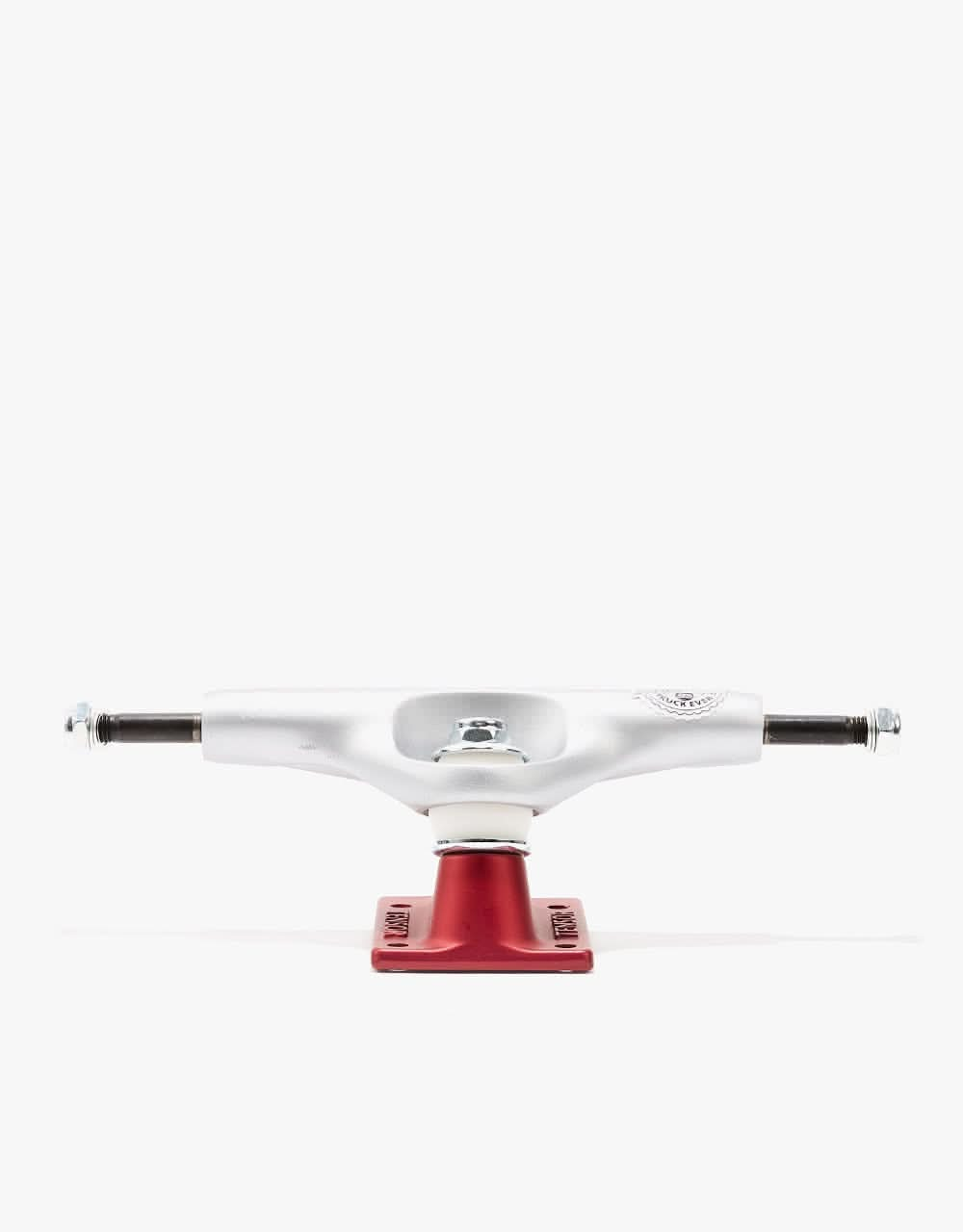 Tensor Mag Light Reflect 5.5 Skateboard Trucks - Silver/Red (Pair)