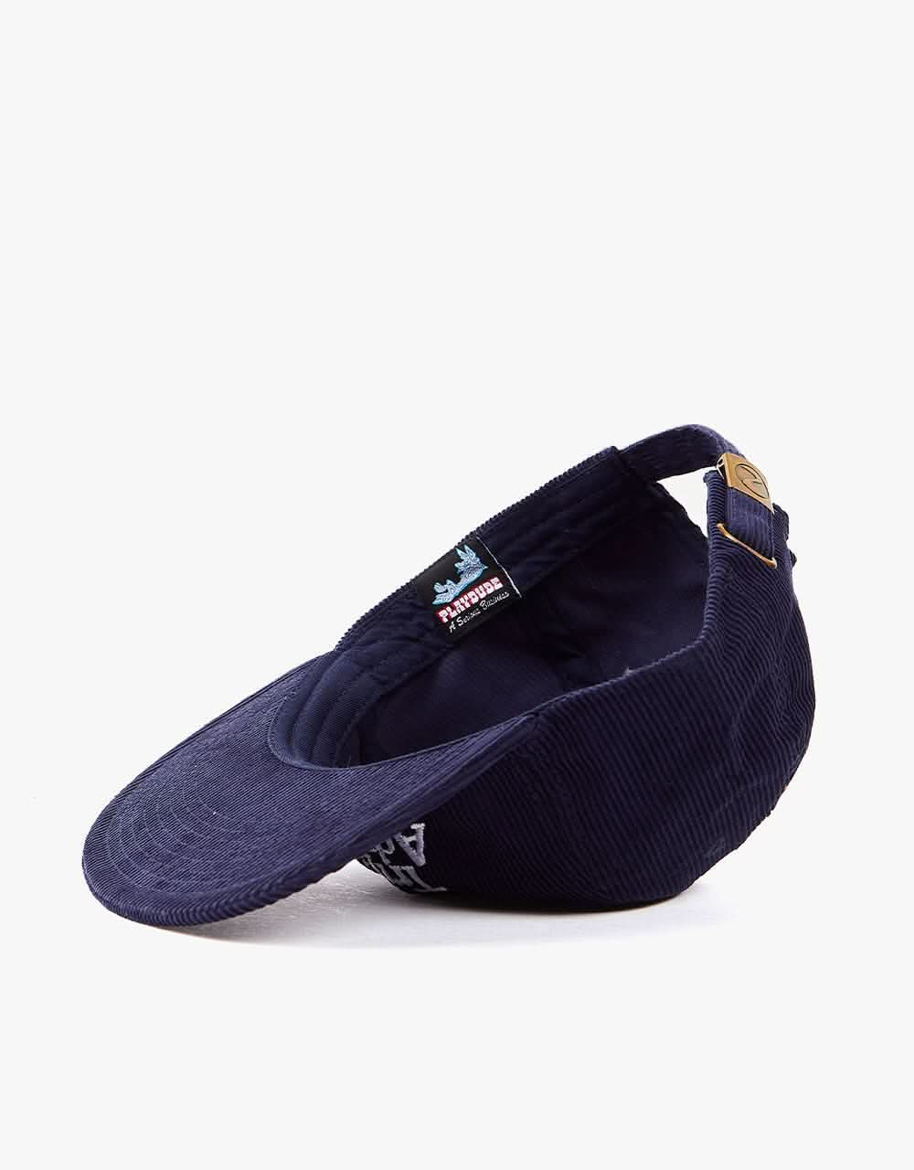 Playdude Trip Advisor Corduroy Cap - Navy