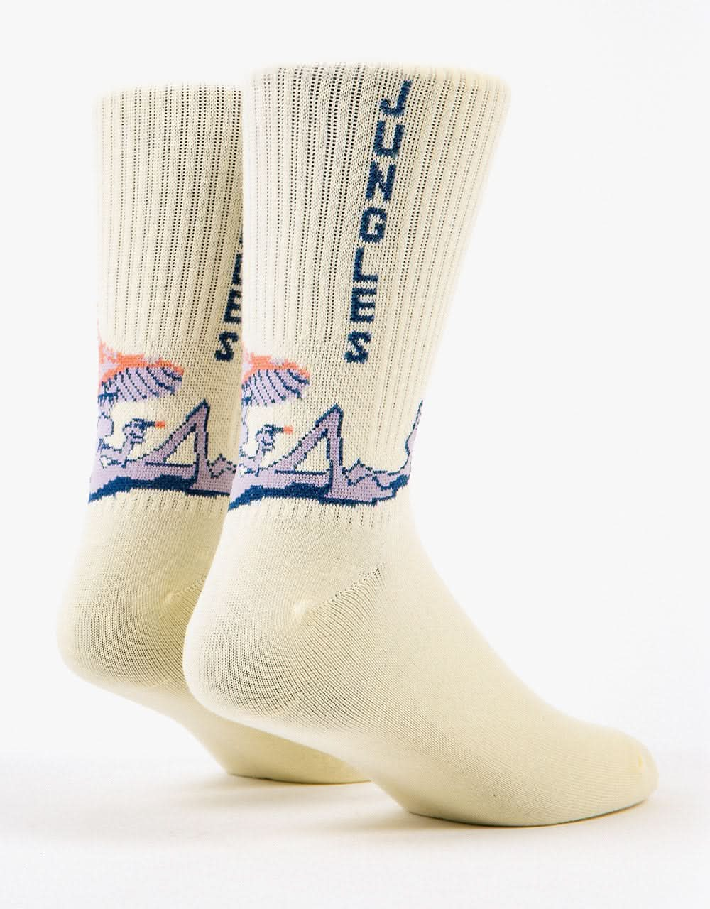 Jungles Jungles Mushroom Guy Socks - White