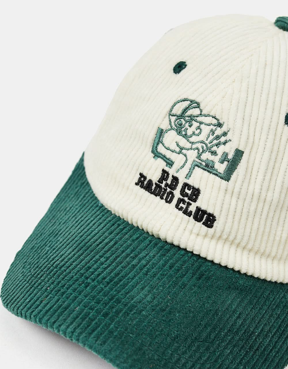 Playdude Radio Club Corduroy Cap - Forest