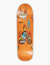 Polar Halberg Fire Ride Skateboard Deck - 1991 Jr. Shape 9.25" (w/ Wheel Wells)