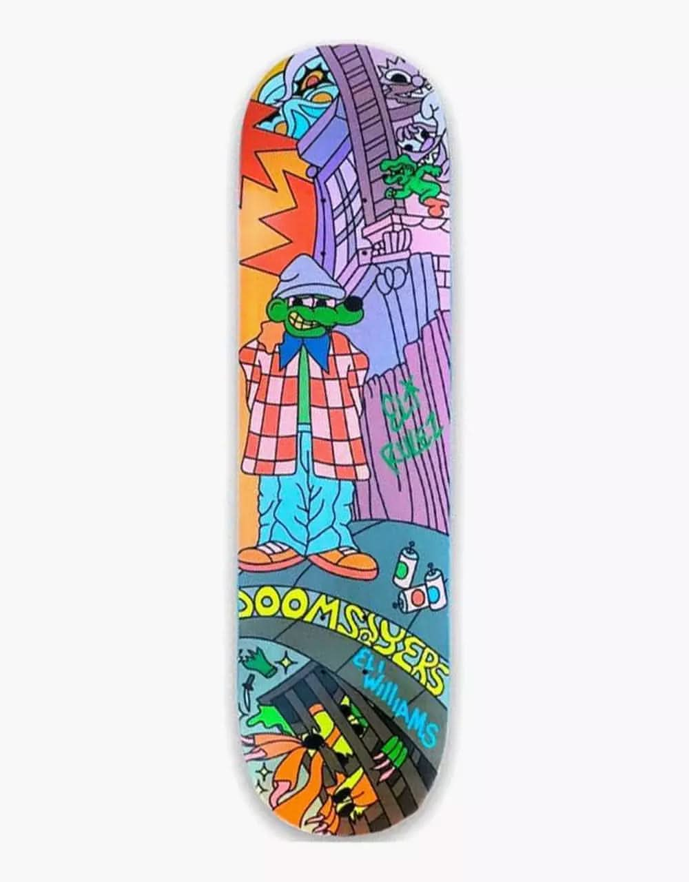 Doom Sayers Eli Lil Kool Skateboard Deck - 8.5"