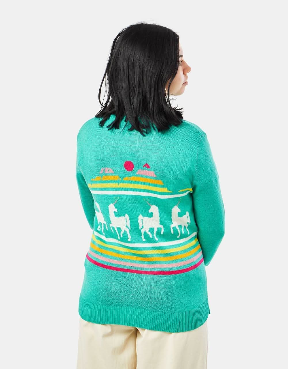 KAVU Womens Hillrose Sweater - Unicorn