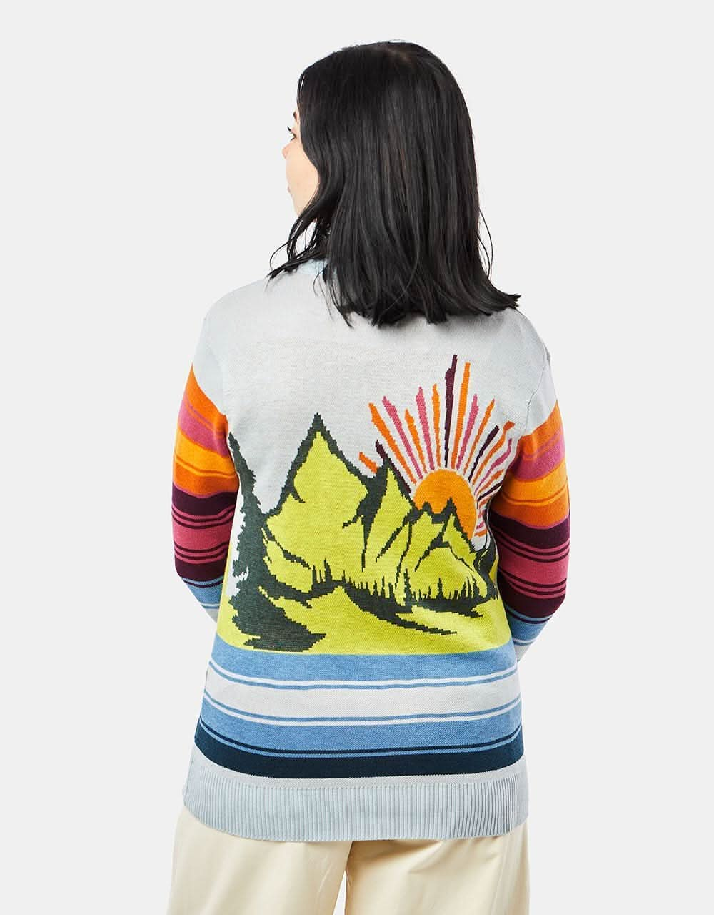 KAVU Womens Hillrose Sweater - Happy Valley