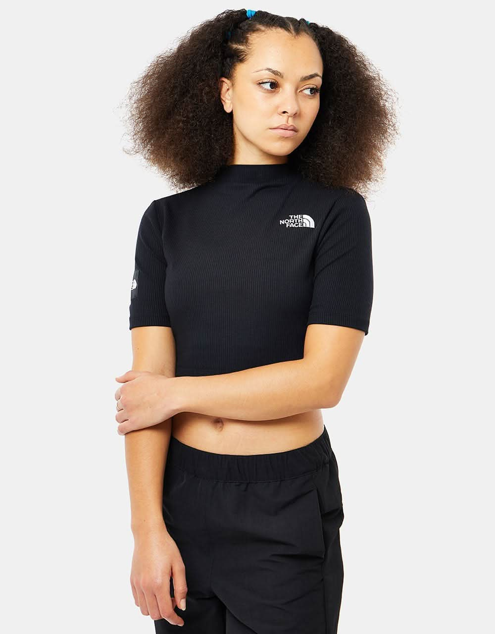 The North Face Womens Gartha Rib Top - TNF Black