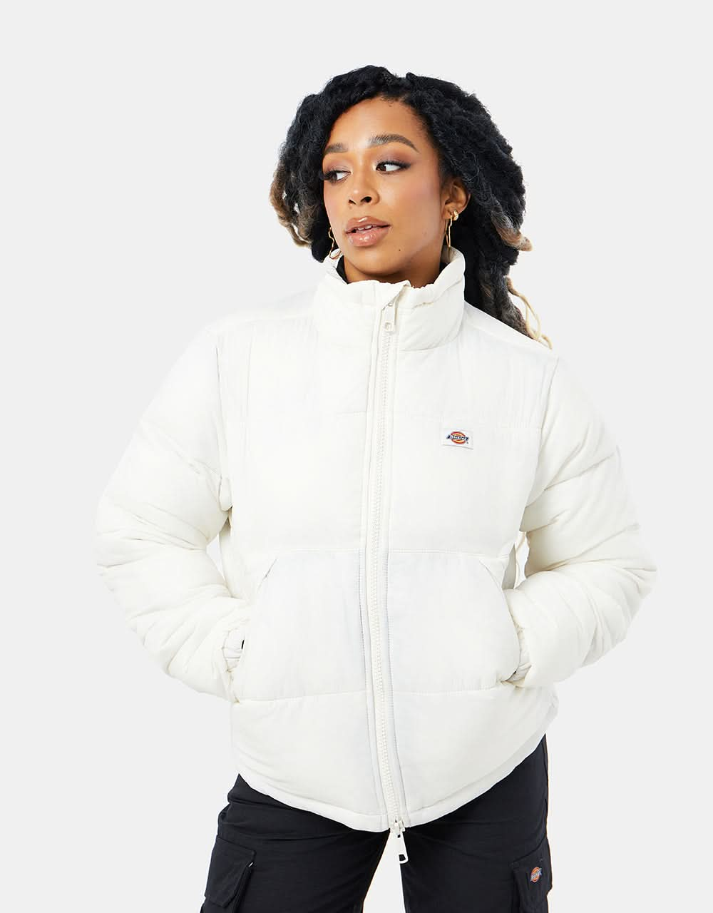 Dickies Damen Alatna Pufferjacke – Ecru