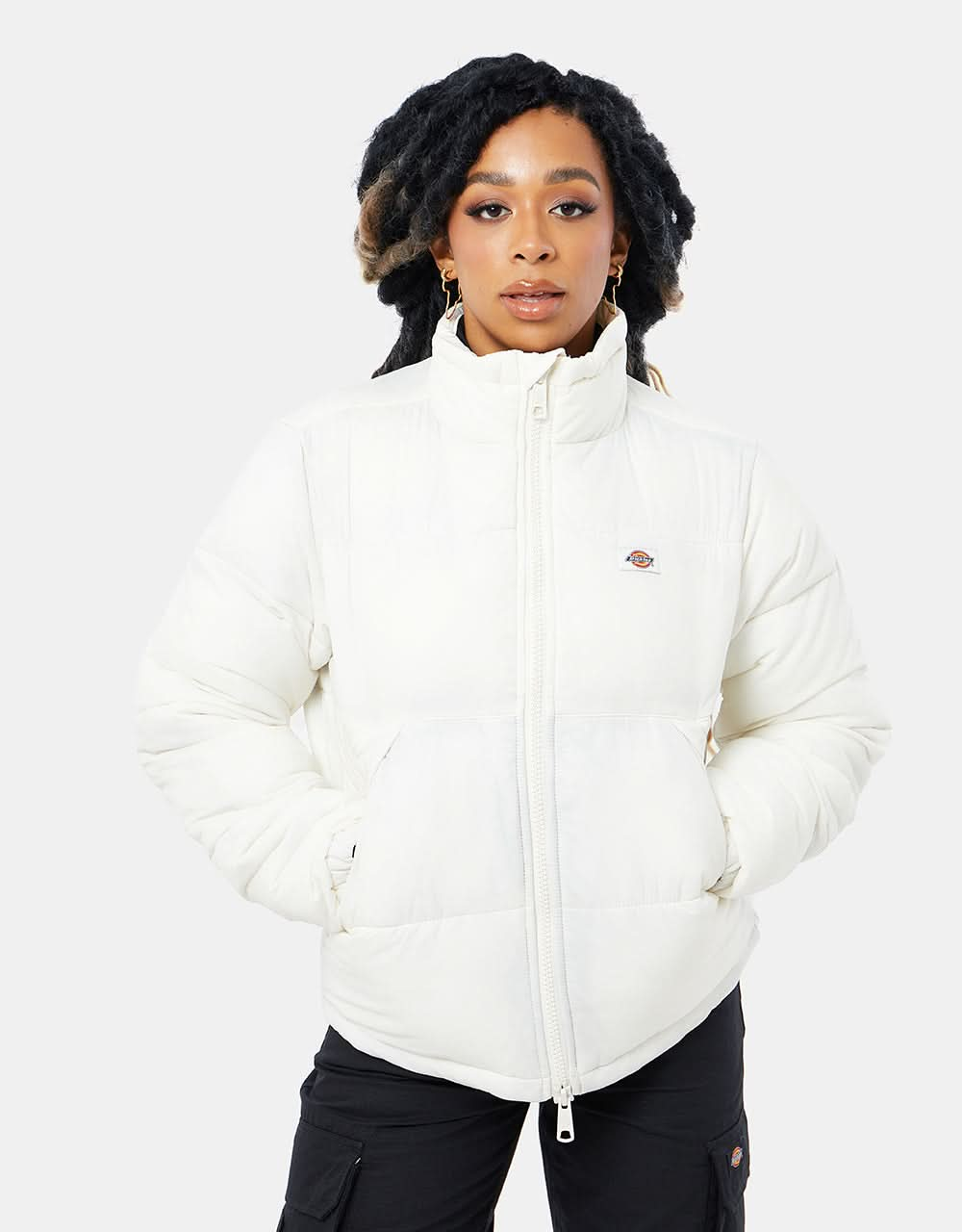 Dickies Womens Alatna Puffer Jacket - Ecru