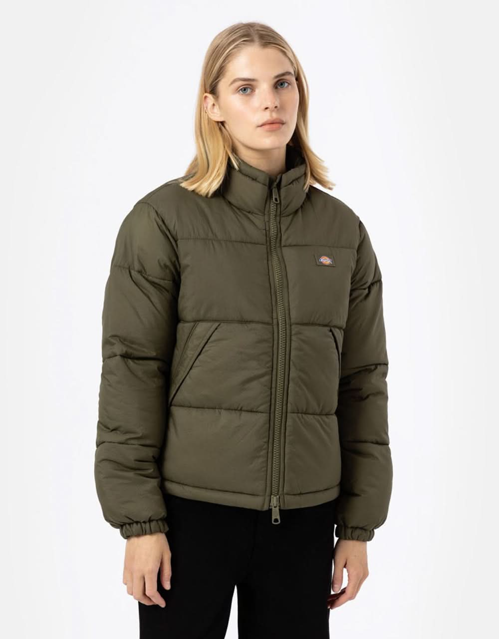 Dickies Damen Alatna Pufferjacke – Militärgrün