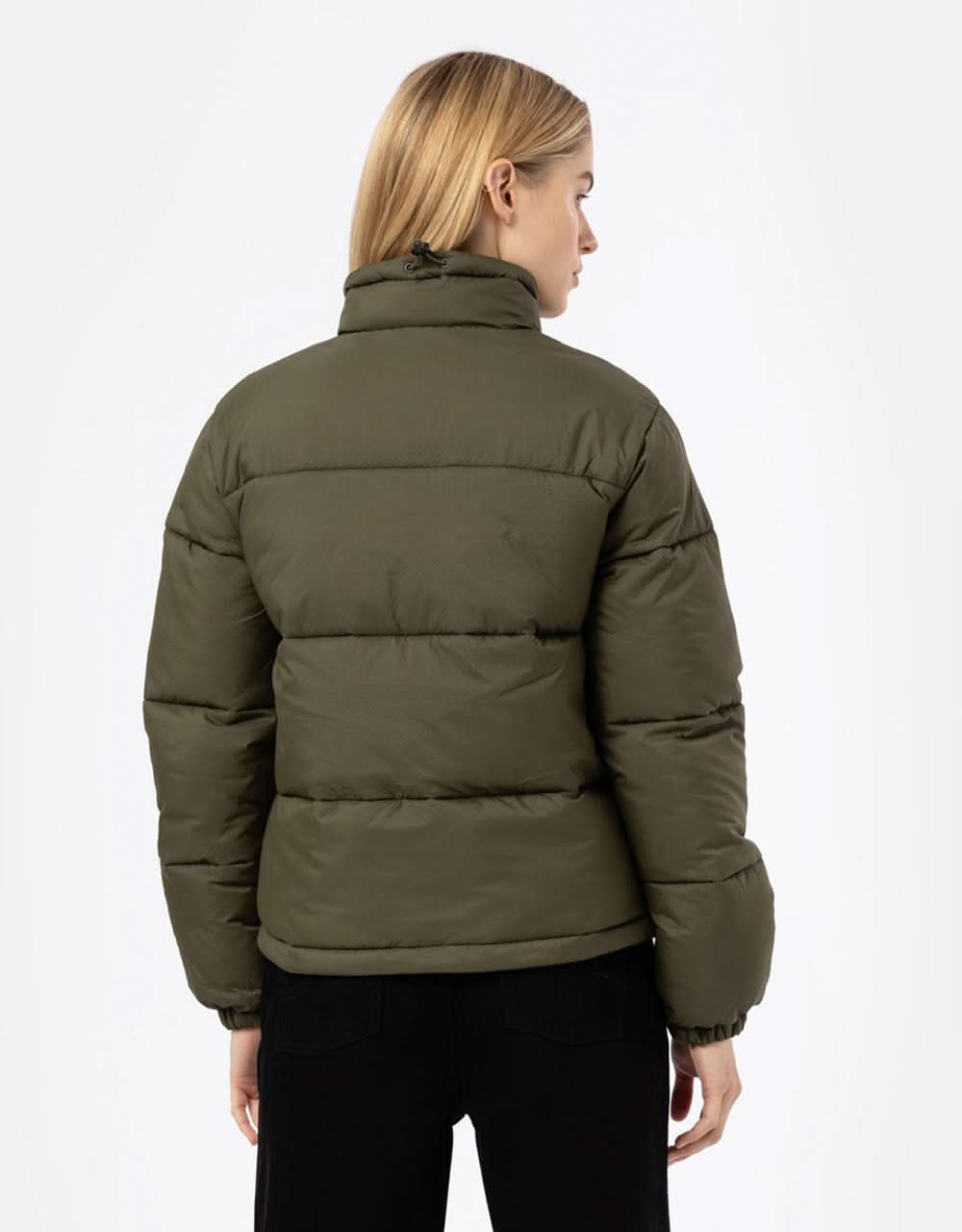 Dickies Femmes Alatna Puffer Jacket - Vert Militaire