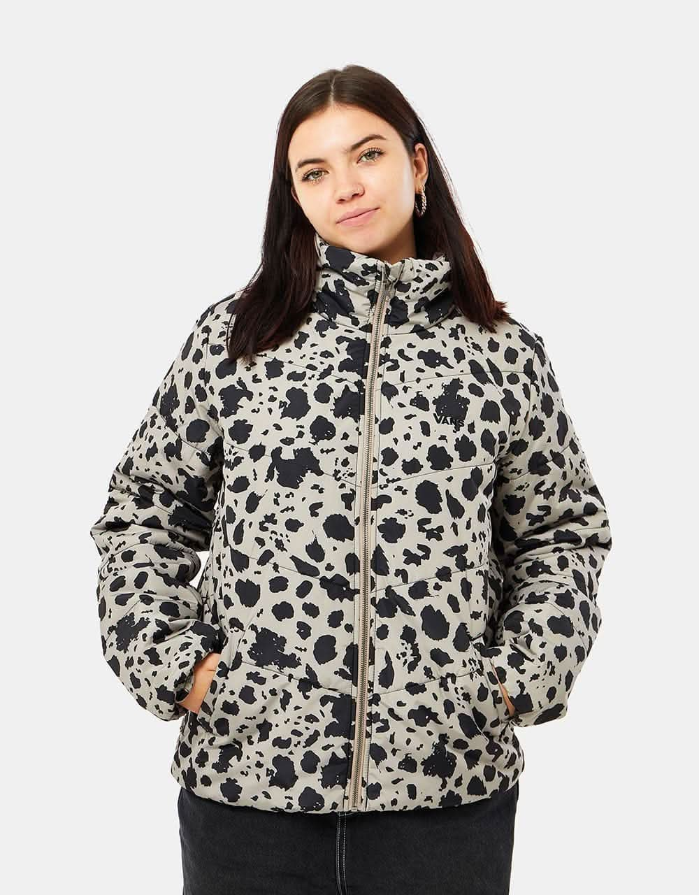 Vans Womens Foundry Print Puff MTE  Jacket - Black