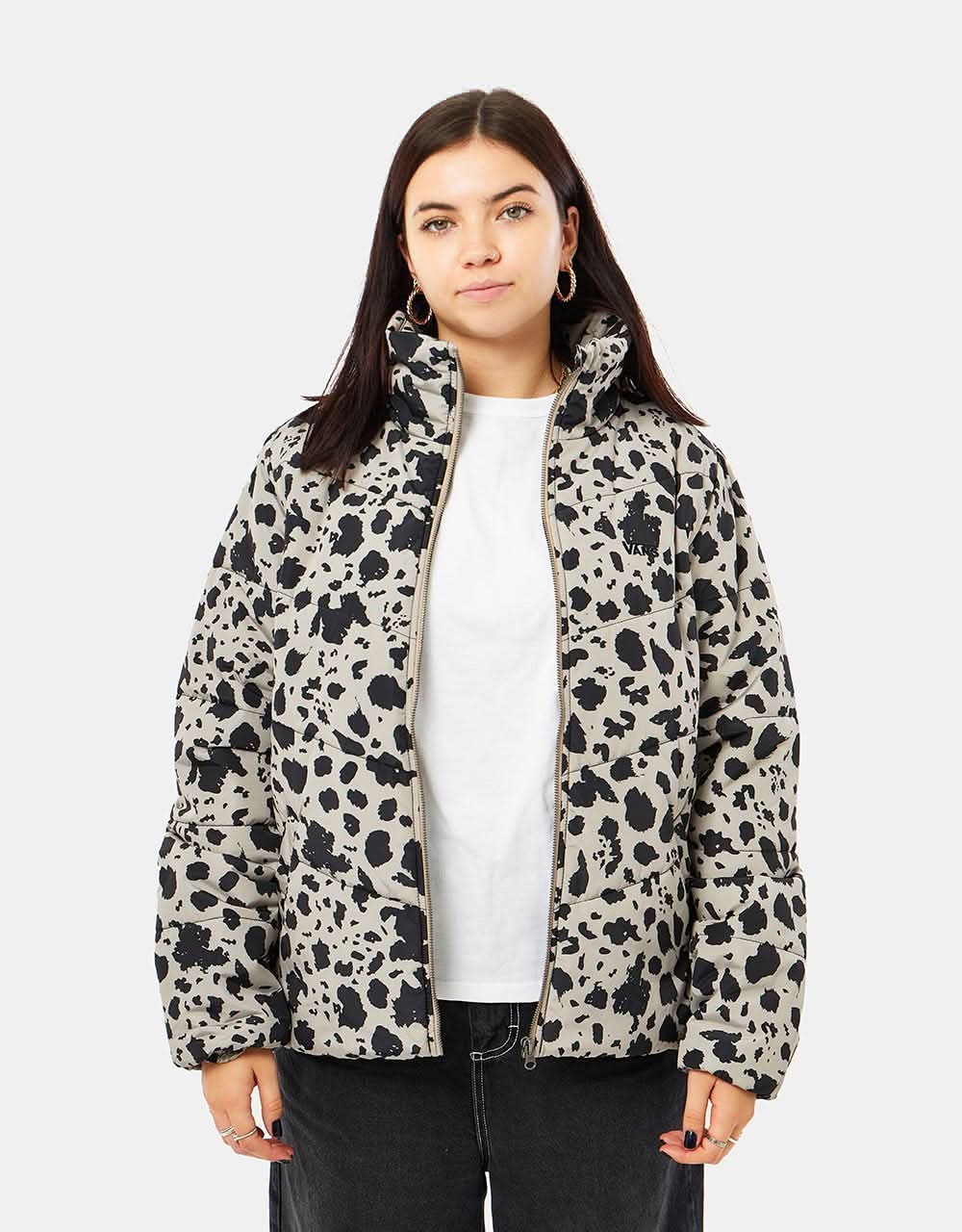 Vans Womens Foundry Print Puff MTE  Jacket - Black