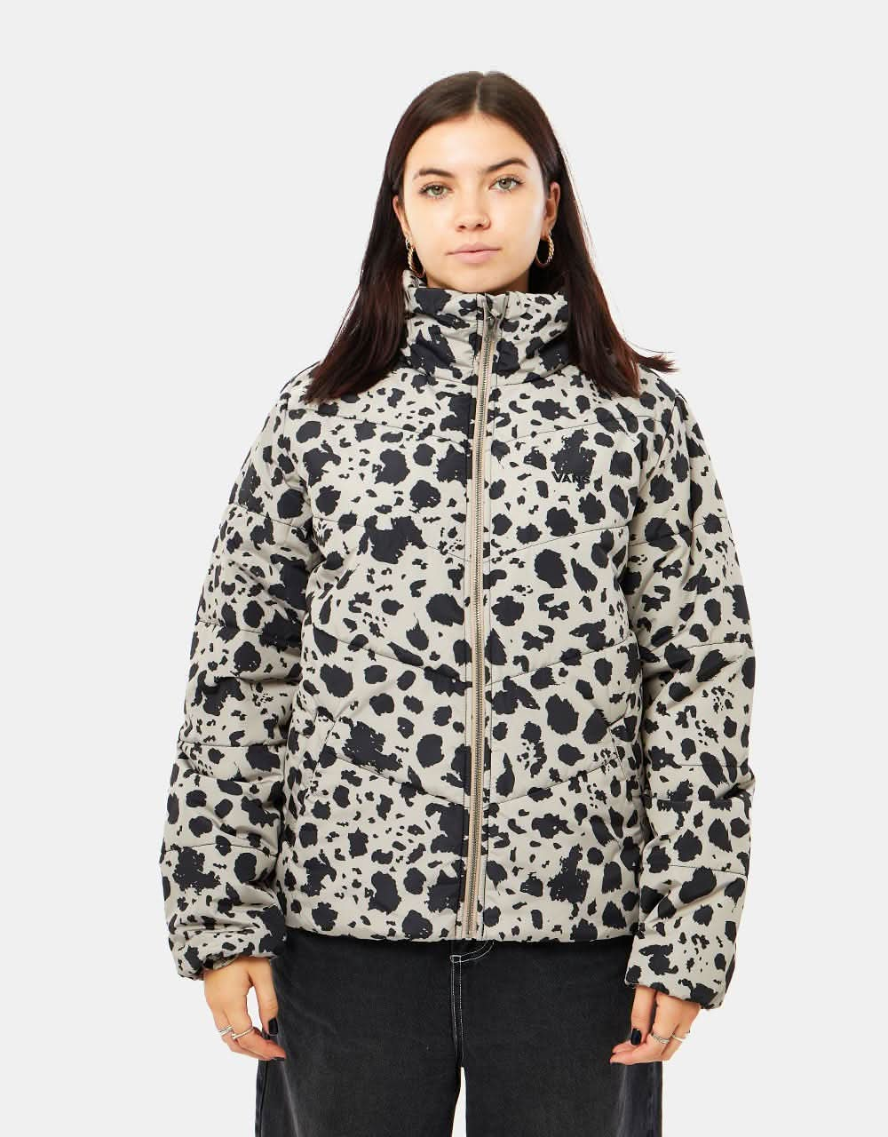 Vans Womens Foundry Print Puff MTE  Jacket - Black