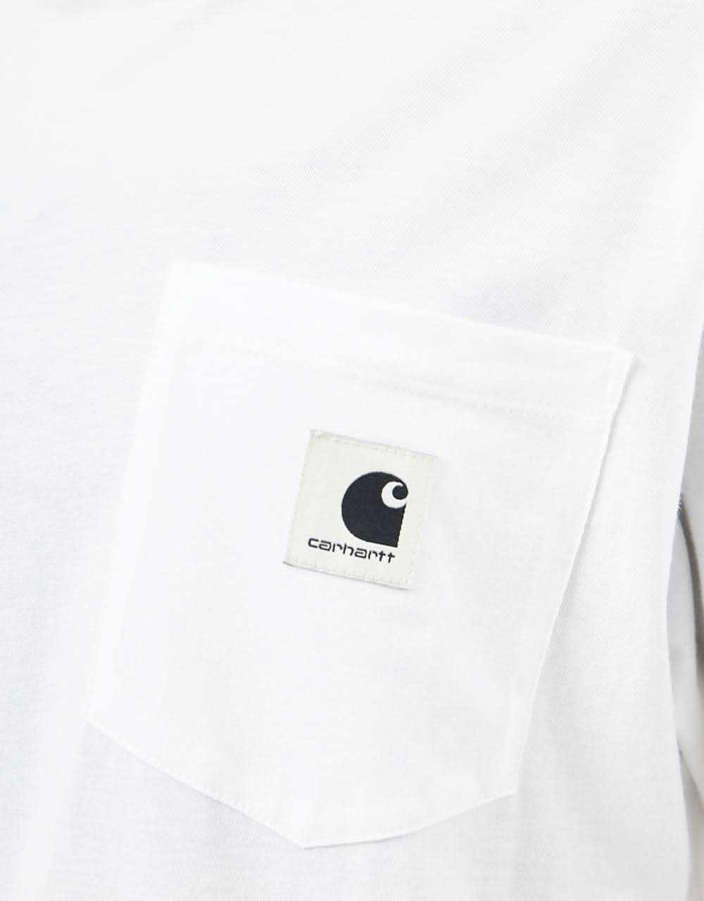 Carhartt WIP Womens S/S Pocket T-Shirt - White