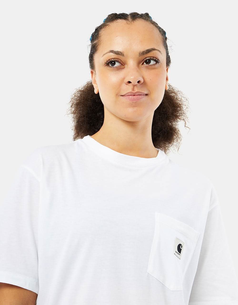 Carhartt WIP Womens S/S Pocket T-Shirt - White