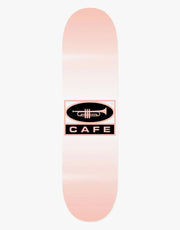 Skateboard Café Trumpet Logo Skateboard Deck - Peach/White Fade