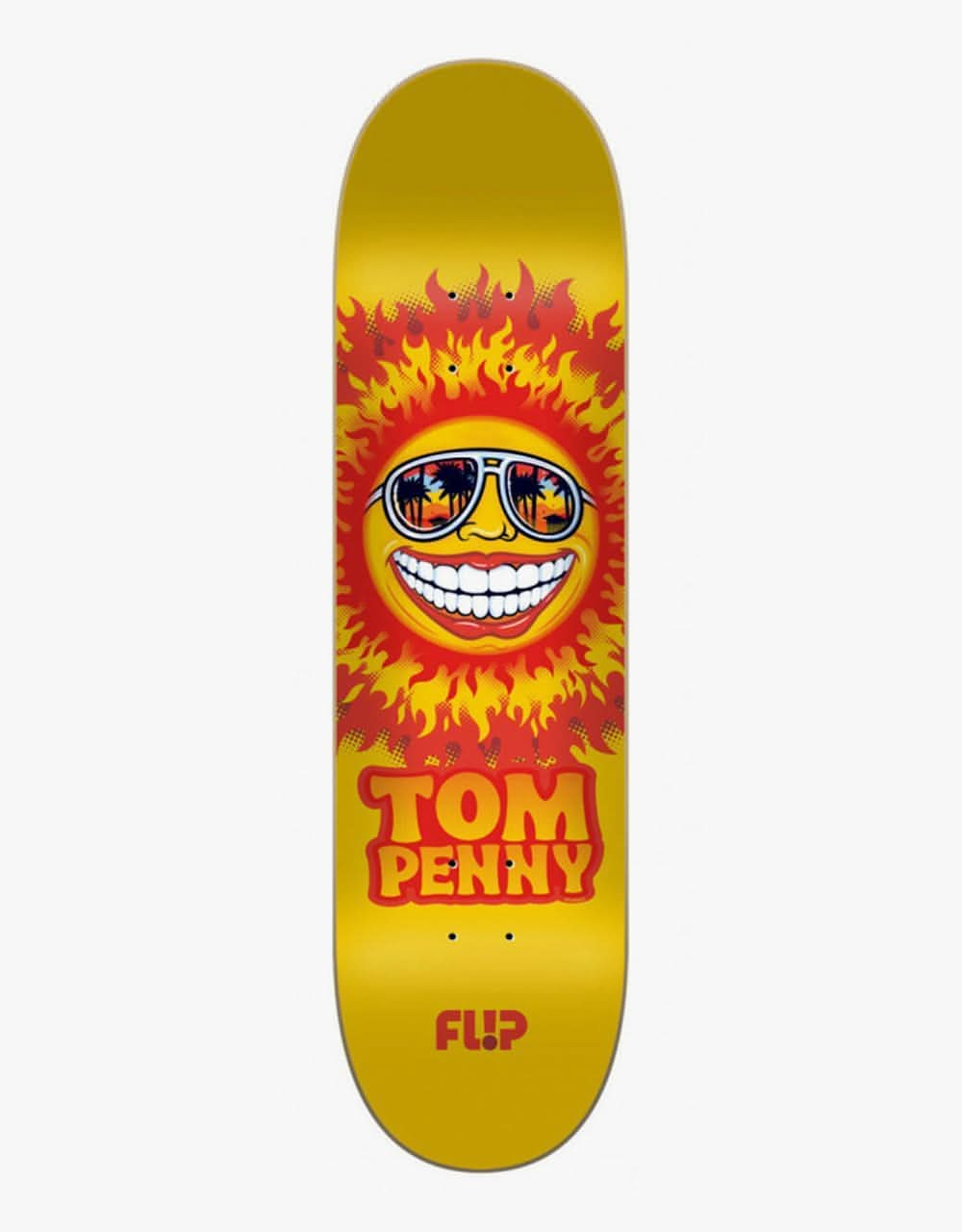 Flip Penny Sun Skateboard Deck - 8"