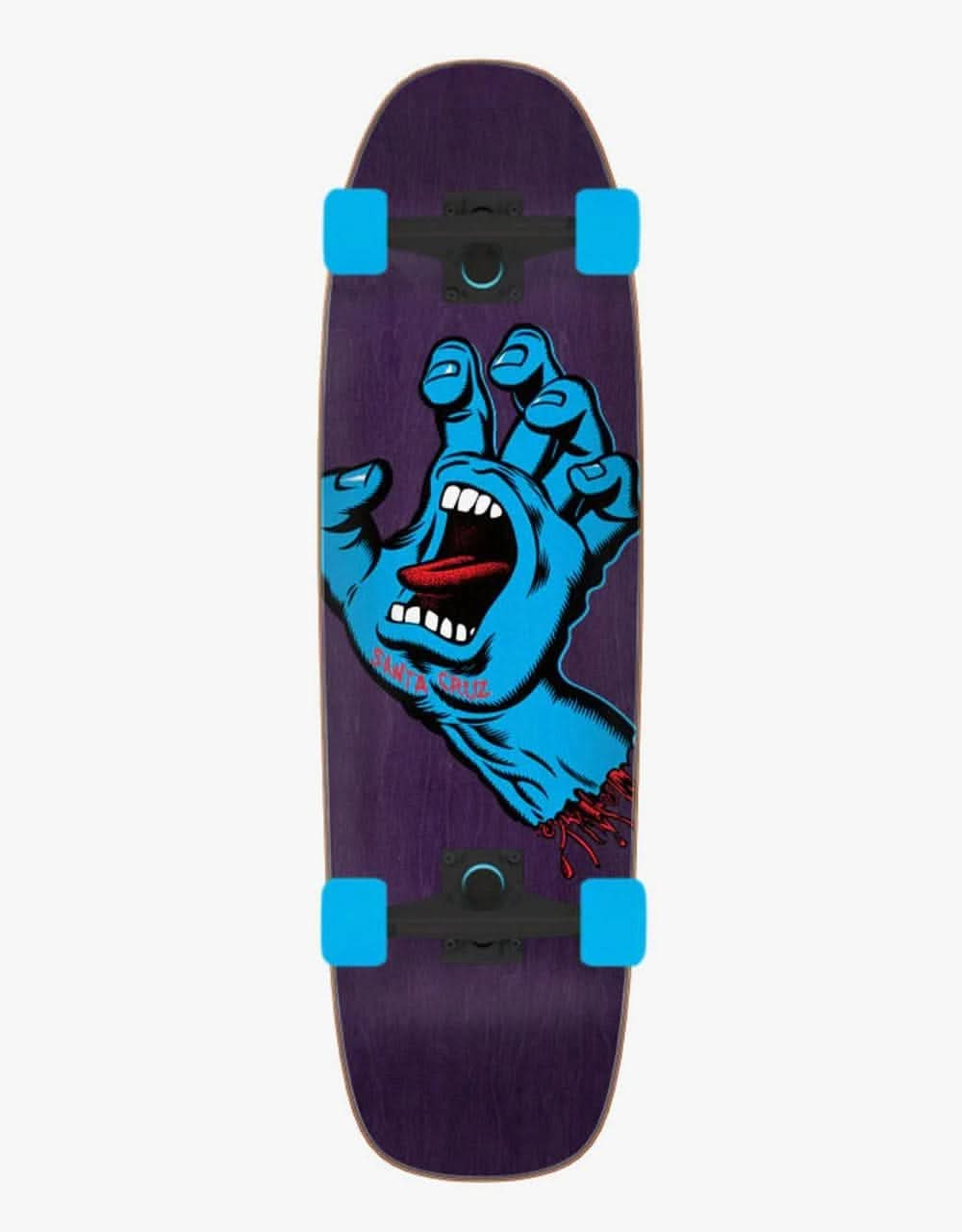 Santa Cruz Screaming Hand Street Cruiser Skateboard - 8.4" x 29.4"