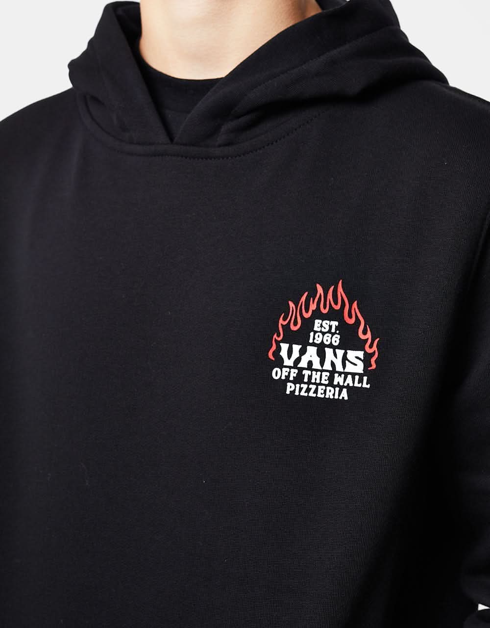 Vans Pizzeria Kids Pullover Hoodie - Black