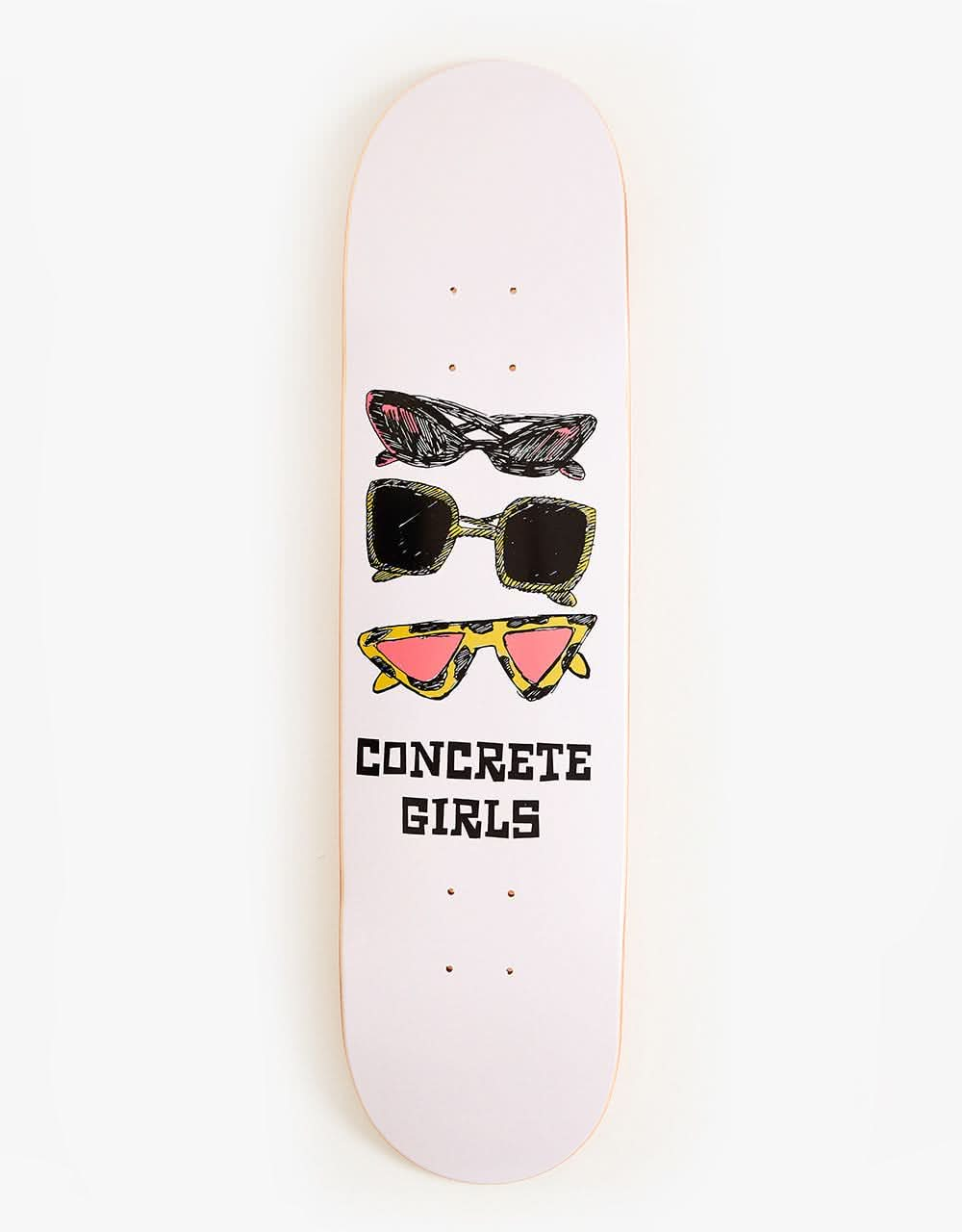 Concrete Girls Sunglasses Skateboard Deck - 7.75"