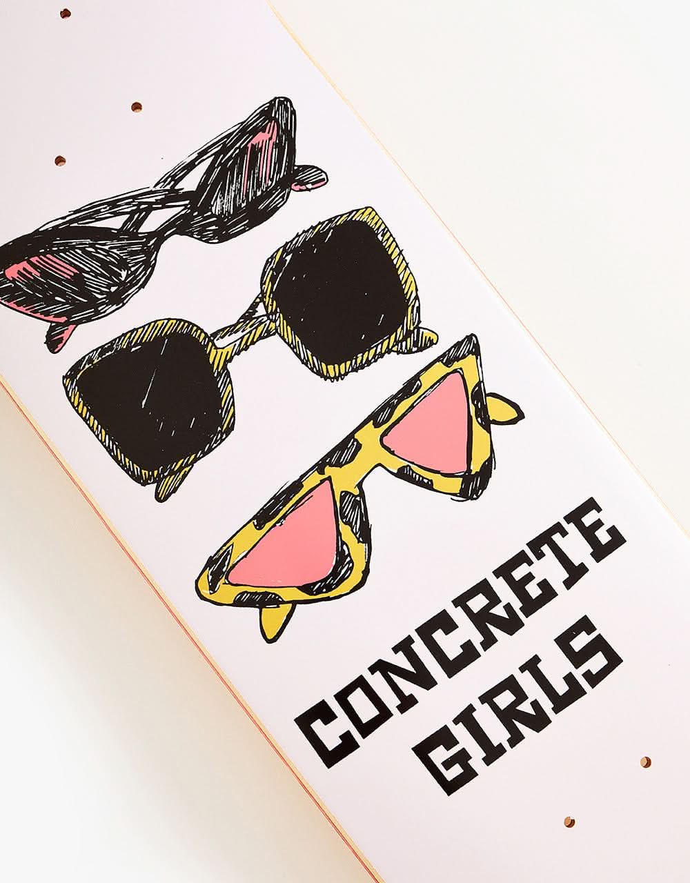 Concrete Girls Sunglasses Skateboard Deck - 7.75"