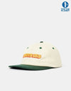 Route One Special Unstructured Snapback Cap - Natural/Forest Green