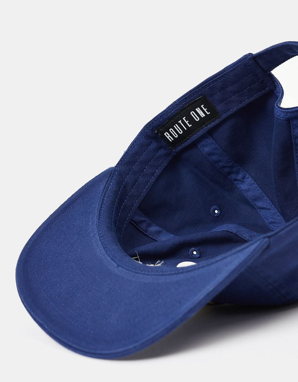 Route One Filigree 6 Panel Cap - Washed Navy