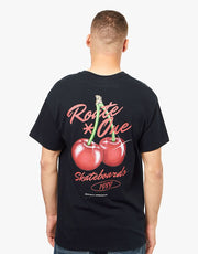 T-Shirt Route One Cerises - Noir